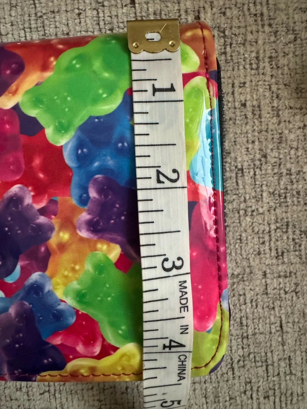 Betsey Johnson Rainbow Gummy Bear Print  Wallet